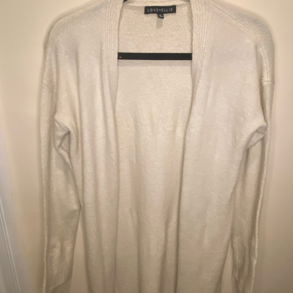 Love and Ellie cream colored long cardigan